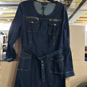 Denim dress